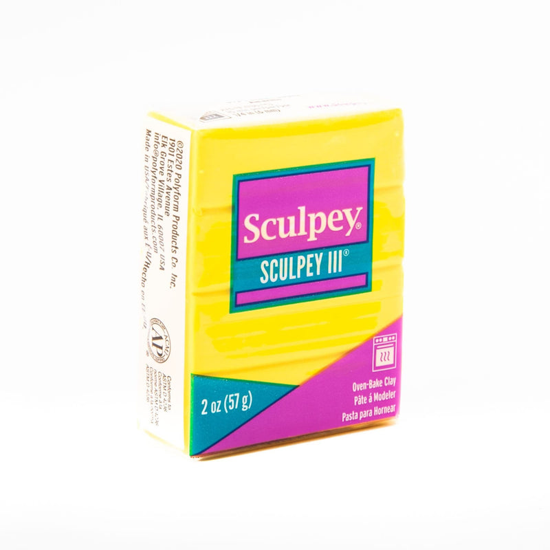 Gold Sculpey III Oven Bake Clay- 57g - Yellow Polymer Clay (Oven Bake)