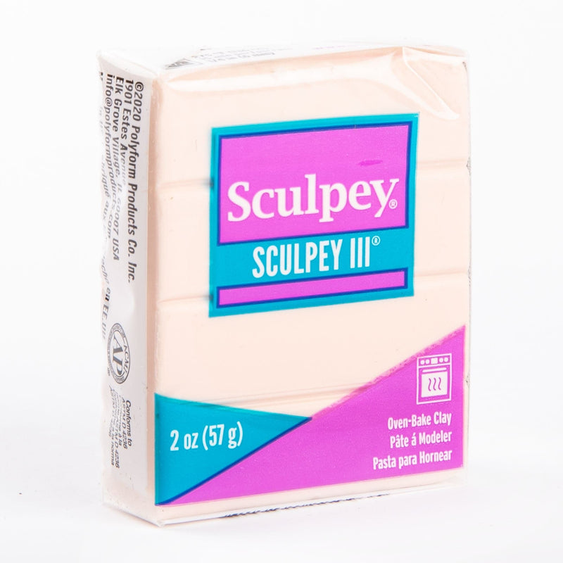 Orchid Sculpey III Oven Bake Clay- 57g - Beige Polymer Clay (Oven Bake)