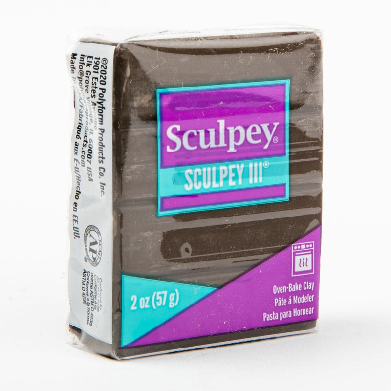 Lavender Sculpey III Oven Bake Clay- 57g - Suede Brown Polymer Clay (Oven Bake)