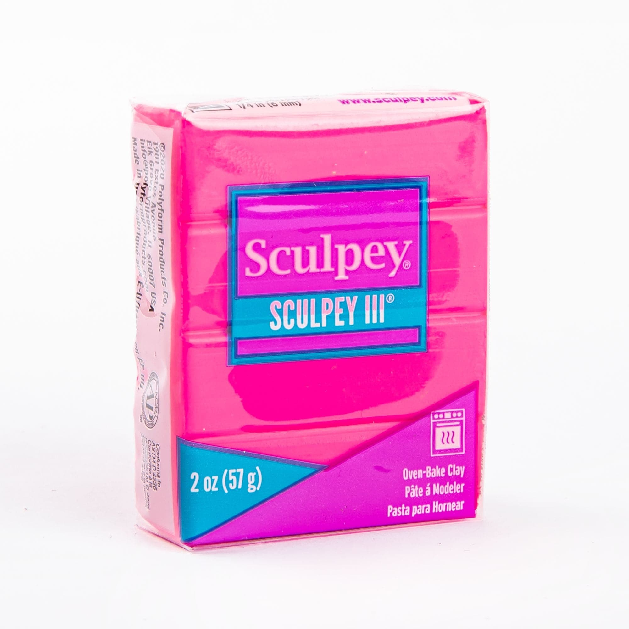 Sculpey III Oven Bake Clay- 57g - Candy Pink