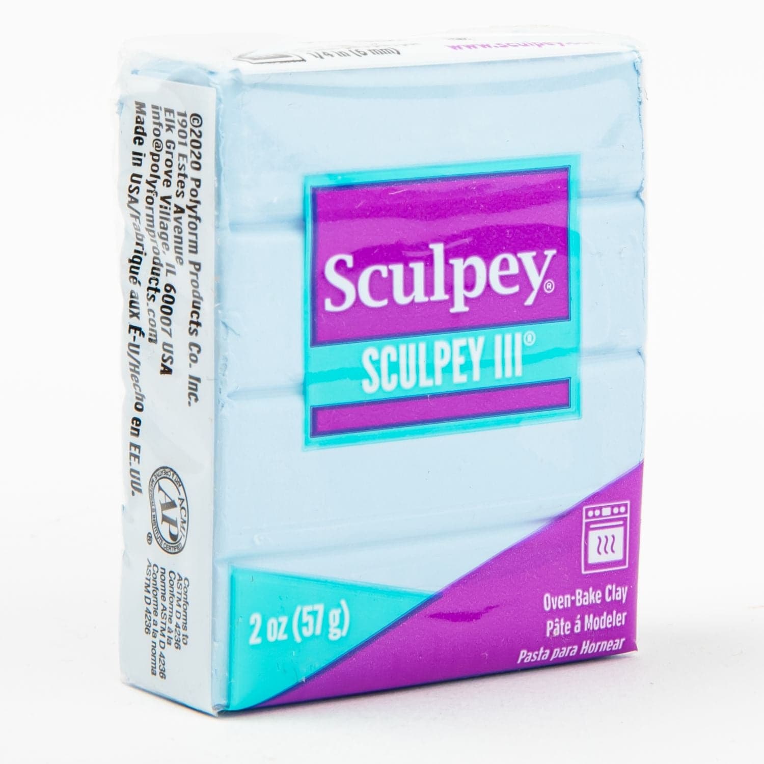 Sculpey III Oven Bake Clay- 57g - Sky Blue