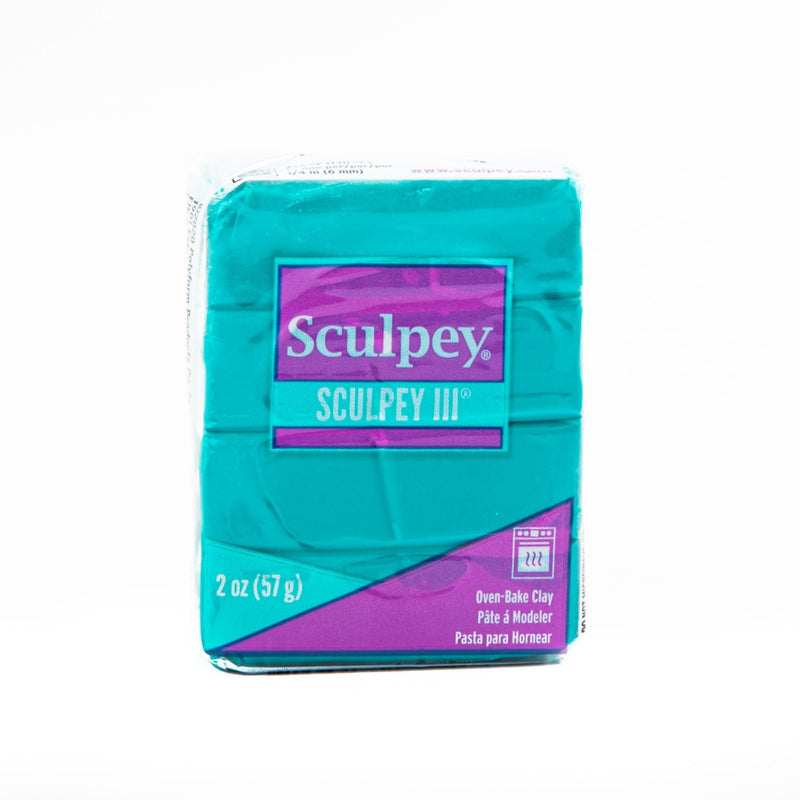 Light Sea Green Sculpey III Oven Bake Clay- 57g - Teal Polymer Clay (Oven Bake)