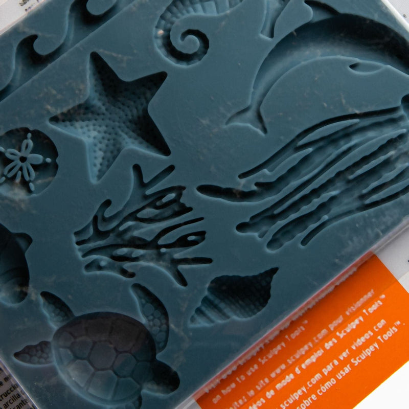 Dark Slate Gray Sculpey Silicone Mold - Sea Life Modelling and Casting Tools and Accessories