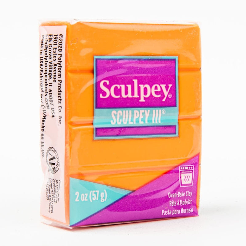 Goldenrod Sculpey III Oven Bake Clay- 57g - Just Orange Polymer Clay (Oven Bake)