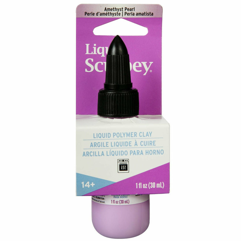 Rosy Brown Liquid Sculpey Polymer Clay- Amethyst Pearl 29.5mL Polymer Clay (Oven Bake)