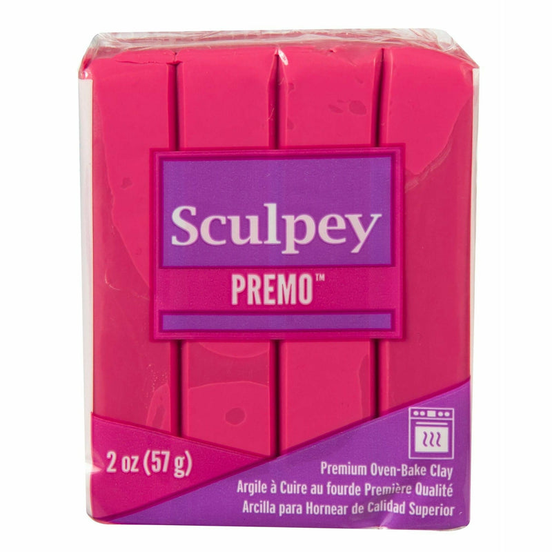 Medium Violet Red Premo Sculpey Oven Bake Clay - 57g - Blush Polymer Clay (Oven Bake)