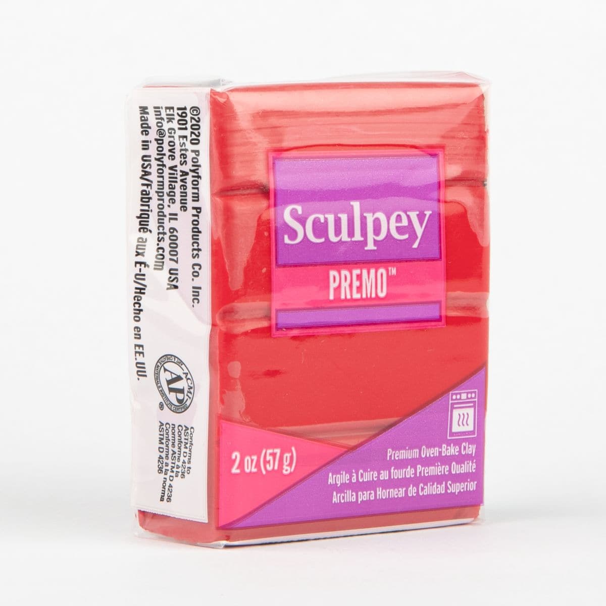 Premo Sculpey Oven Bake Clay - 57g - Pomegranate