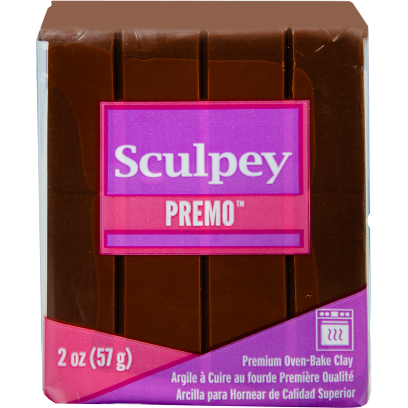 Premo Sculpey Oven Bake Clay 57g Burnt Umber