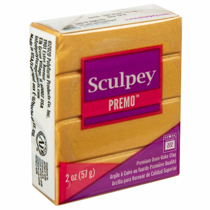 Goldenrod Premo Sculpey Oven Bake Clay - 57g - 18K Gold Polymer Clay (Oven Bake)