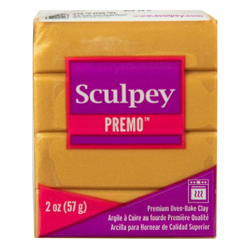 Goldenrod Premo Sculpey Oven Bake Clay - 57g - 18K Gold Polymer Clay (Oven Bake)