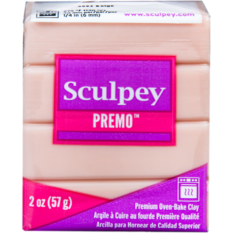 Thistle Premo Sculpey Oven Bake Clay - 57g - Beige Polymer Clay (Oven Bake)