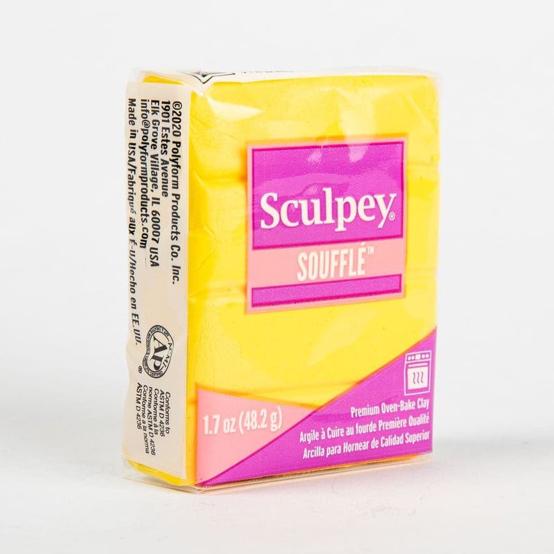 Antique White Sculpey Souffle Oven Bake Clay 48 Grams Canary Polymer Clay (Oven Bake)