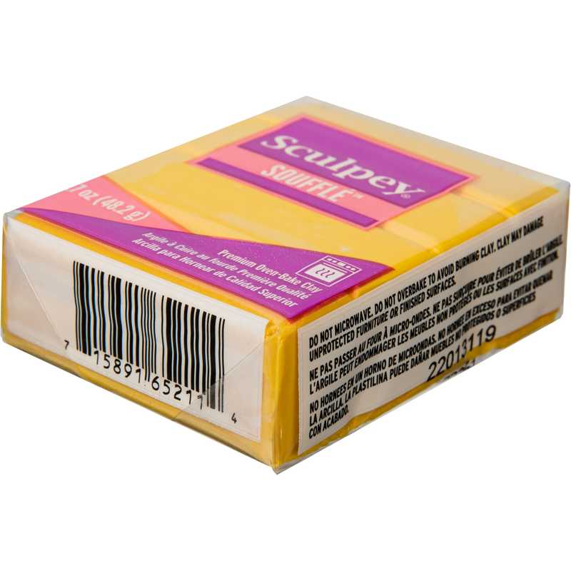Tan Sculpey Souffle Oven Bake Clay 48 Grams Yellow Ochre Polymer Clay (Oven Bake)