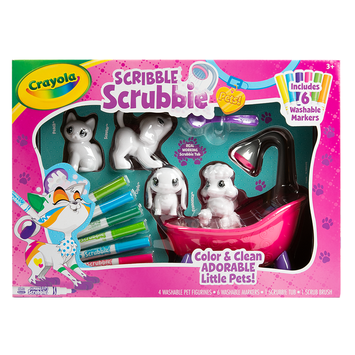 Crayola Scribble Scrubbie Scrub Tub Playset