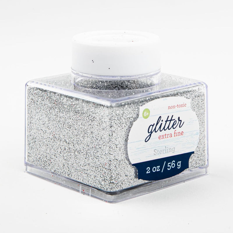 Gray Silver Extra Fine Glitter 56 Grams Glitter