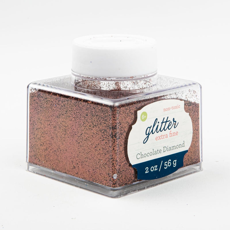 Dim Gray Chocolate Extra Fine Glitter 56 Grams Glitter