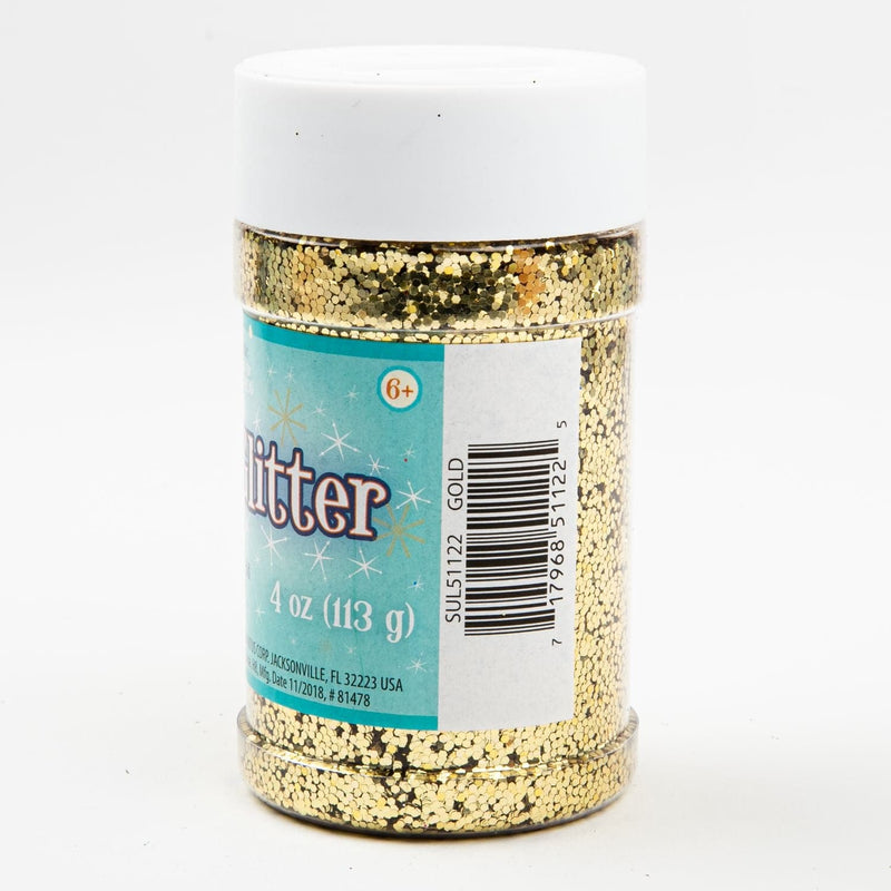 Cadet Blue Gold Glitter 113 Grams with Shaker Jar Glitter