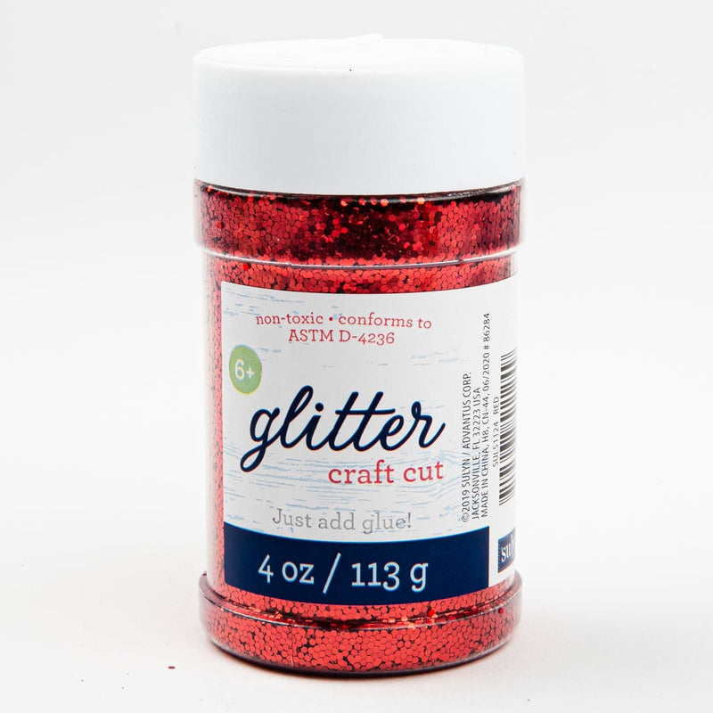 Brown Red Glitter 113 Grams with Shaker Jar Glitter