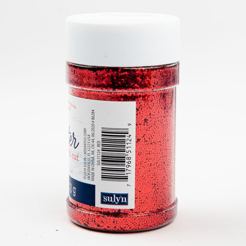 Tomato Red Glitter 113 Grams with Shaker Jar Glitter