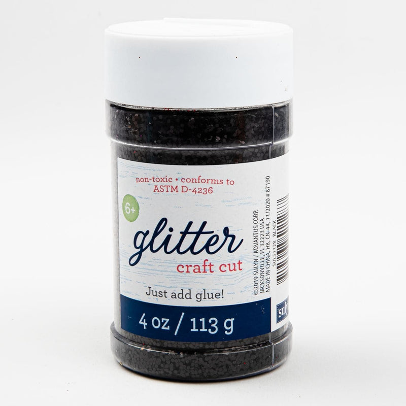 Light Gray Black  Glitter 113 Grams Glitter