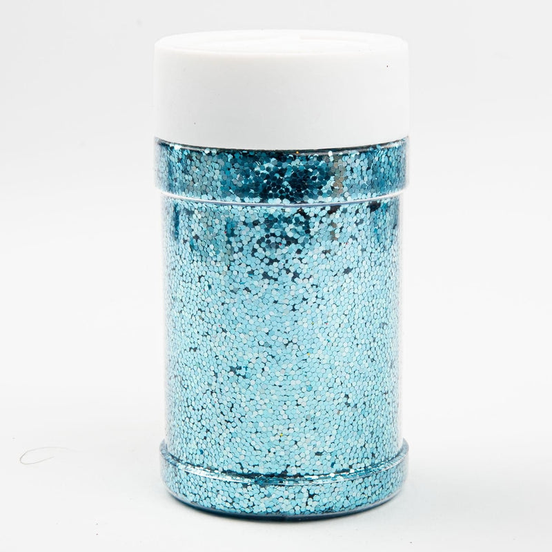 Light Steel Blue Glitter 113 Grams - Light Blue - with Shaker Jar Glitter