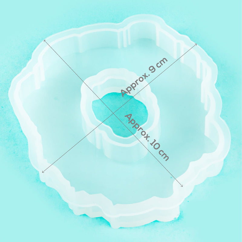 Medium Turquoise American Crafts Color Pour Resin Mould-Geode Moulds