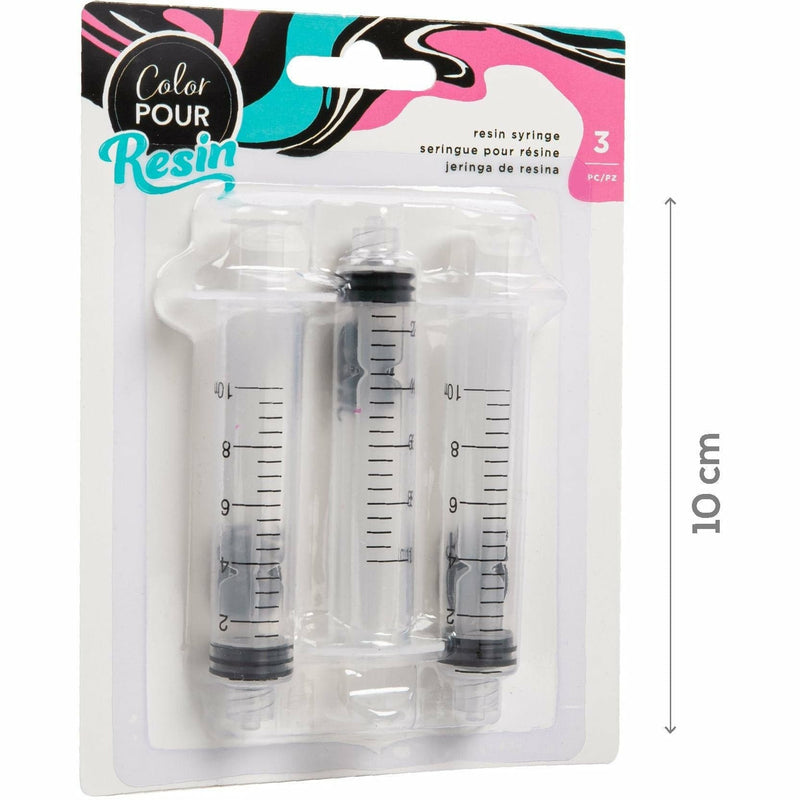 Gray American Crafts Color Pour Resin Syringes 3/Pkg Resins for Casting