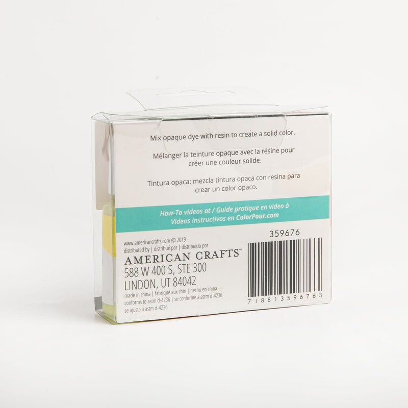 Sky Blue American Crafts Color Pour Resin Dyes 4 x 10ml Opaque Warm Colour Dyes Resin Dyes Pigments and Colours