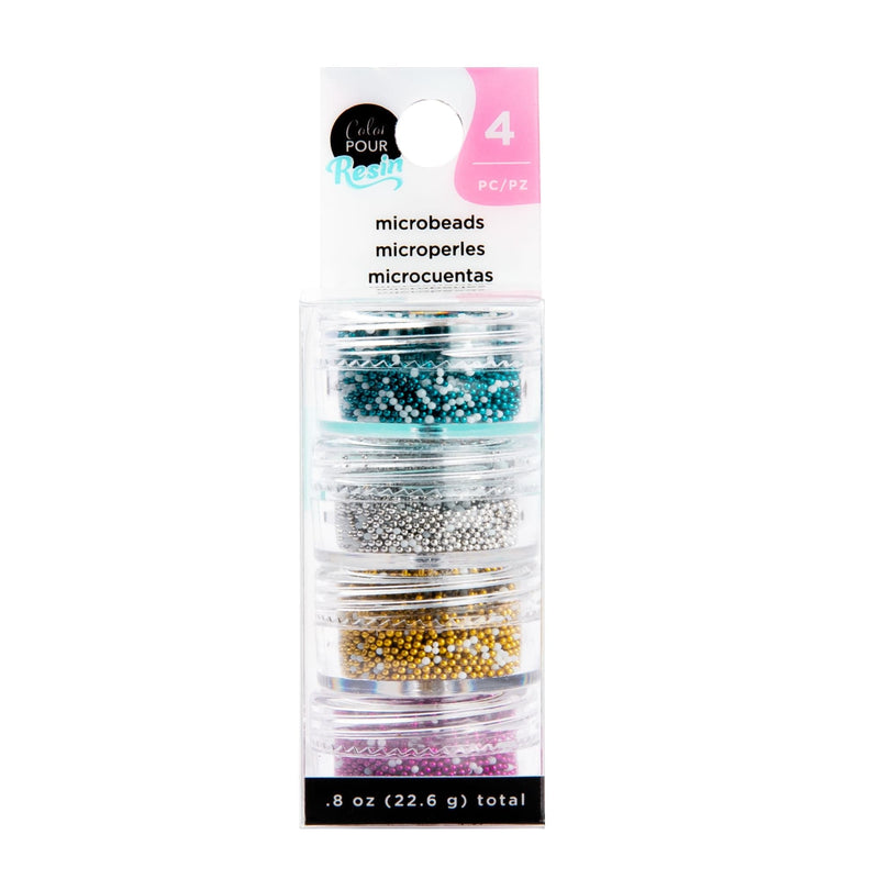 Lavender American Crafts Color Pour Resin Mix-Ins-Microbeads 4/Pkg Resin Mix Ins