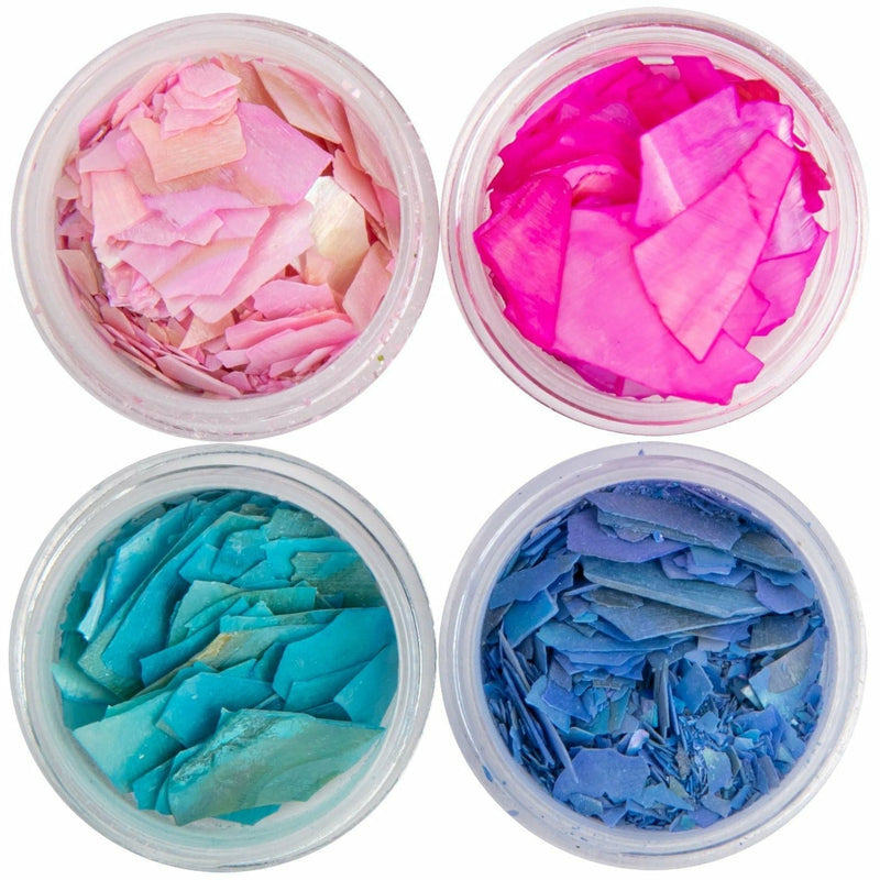 Hot Pink American Crafts Color Pour Resin Mix-Ins - Shell Flakes - Iridescent Resin Mix Ins