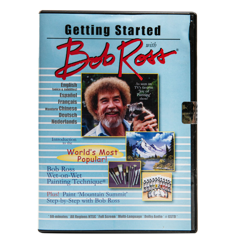 Sky Blue Getting Started with Bob Ross DVD Art Instructional Books