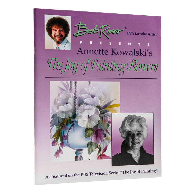 Snow Bob Ross Books Presents Annette Kowalski's The Joy of Painting Flowers Art Instructional Books