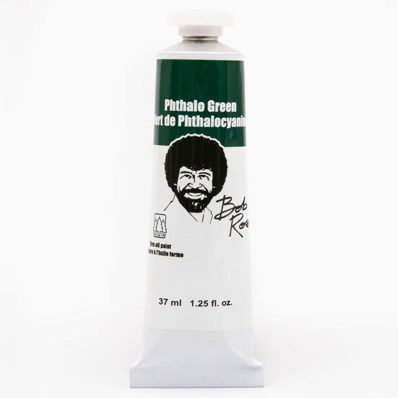 White Smoke Bob Ross Landscape Oil Paint 37ml - Phthalo Green Oil Paints