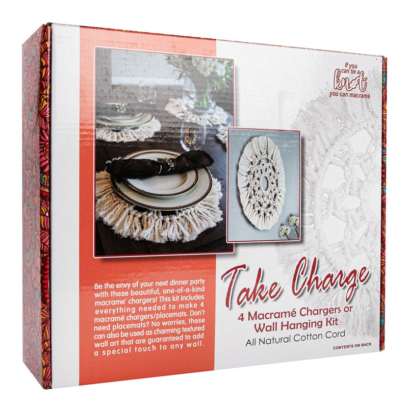 Chocolate Pepperell Designer Macrame Kit - Take Charge Macrame Kits