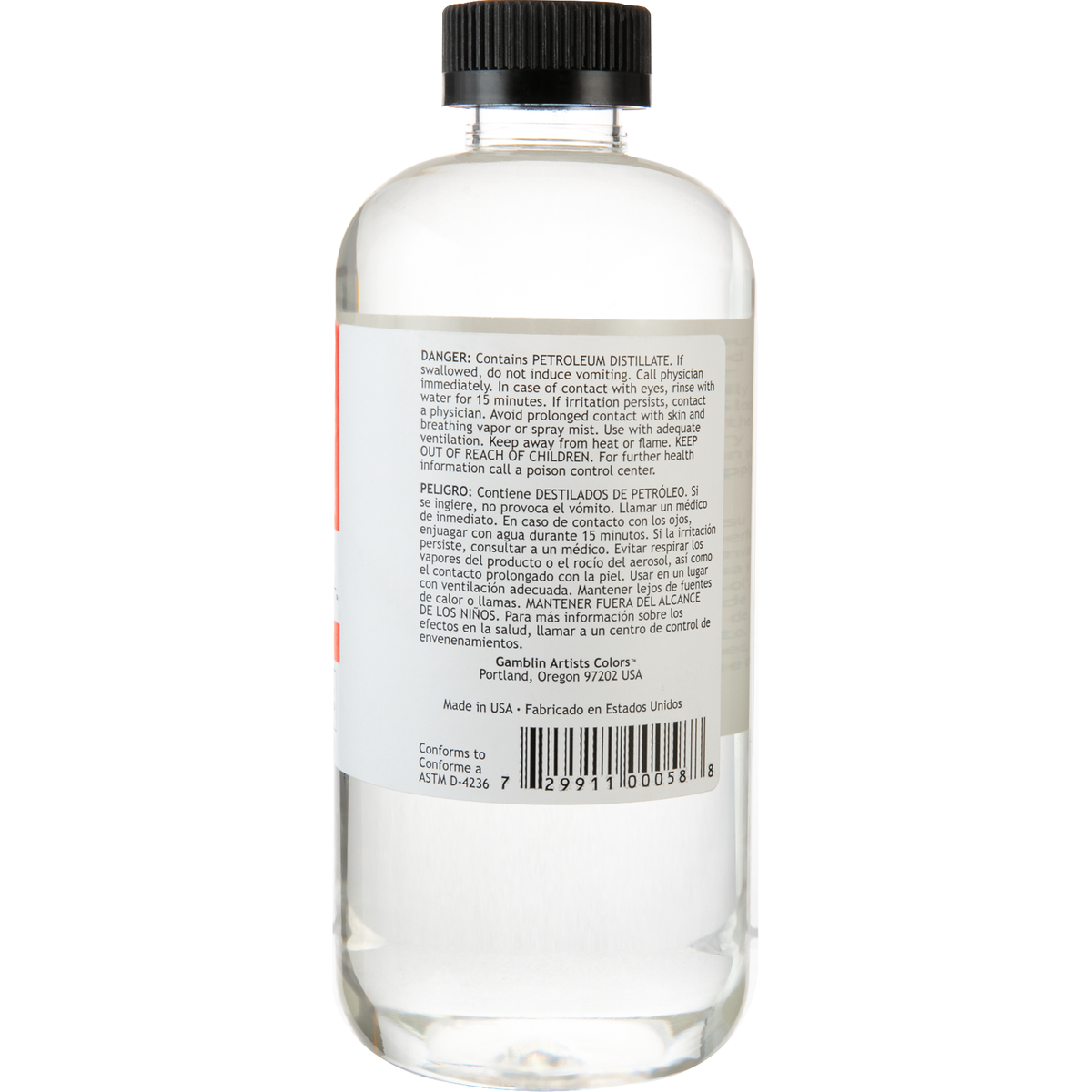 Light Gray Gamblin Gamvar Picture Varnish Gloss 500ml/16.9oz Oil Paints