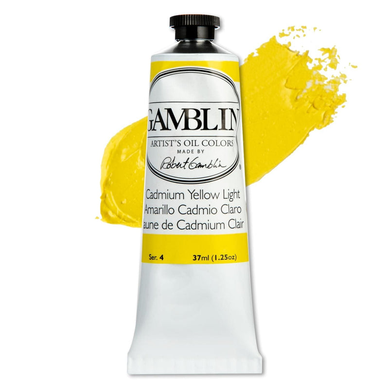 Lavender Gamblin Artist Grade Oil Paint Cadmium Yellow Light Series 4 37mL Oil Paints