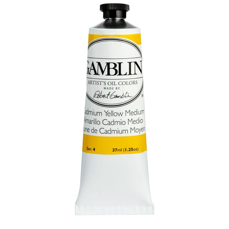 Lavender Gamblin Artist Grade Oil Paint Cadmium Yellow Medium Series 4 37mL Oil Paints