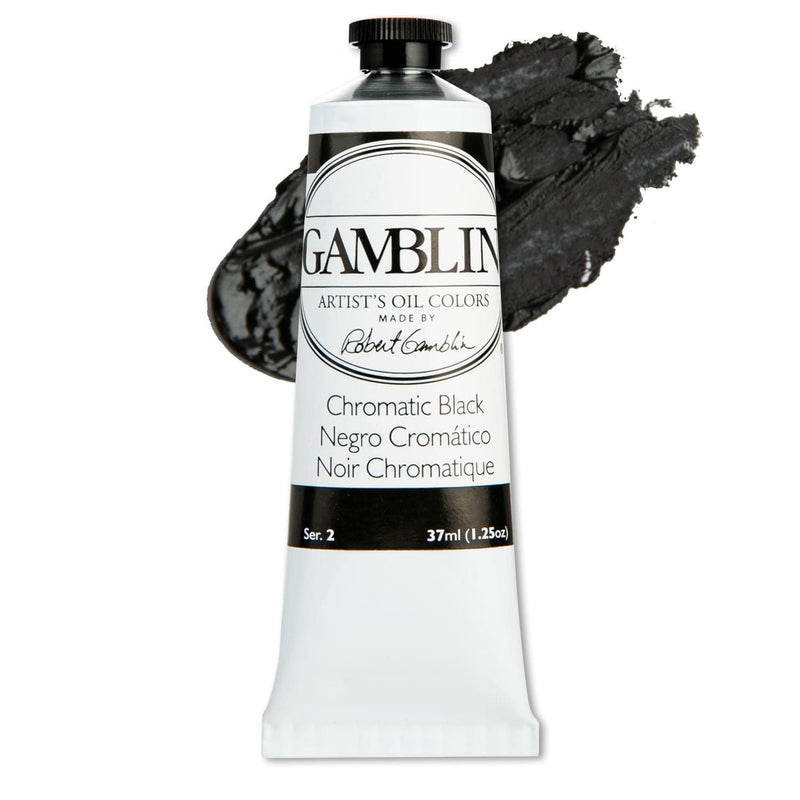 Lavender Gamblin Artist Grade Oil Paint Chromatic Black Series 2 37mL Oil Paints