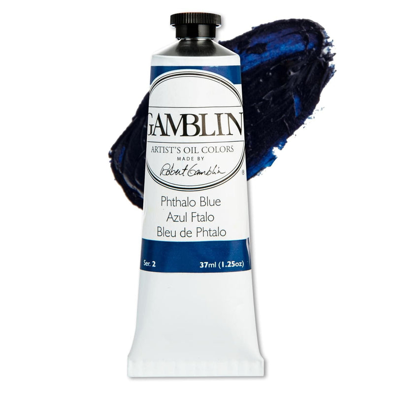 Lavender Gamblin Artist Grade Oil Paint Phthalo Blue Series 2 37mL Oil Paints