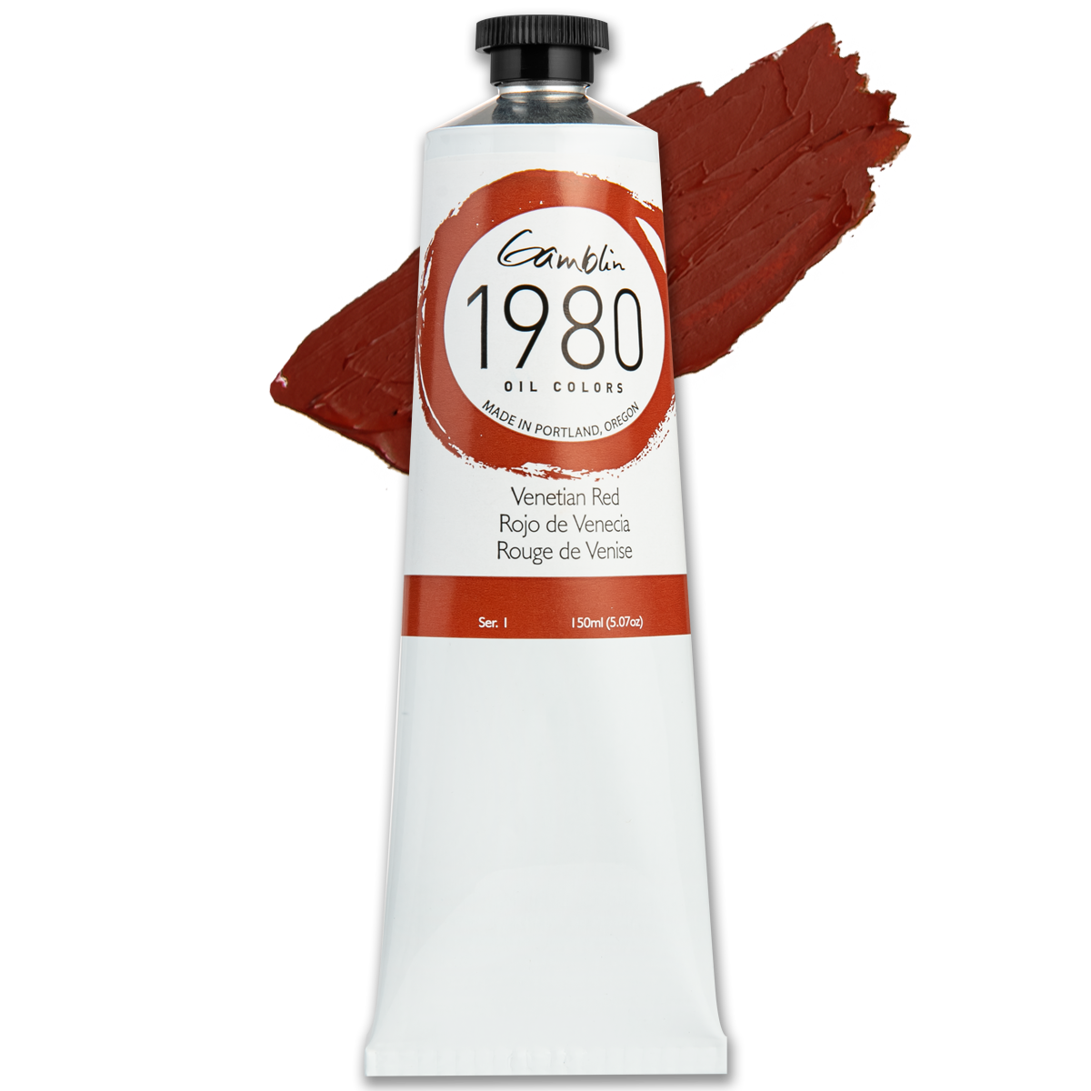 Lavender Gamblin 1980 Oil Paint Venetian Red 150mL Series 1 Oil Paints
