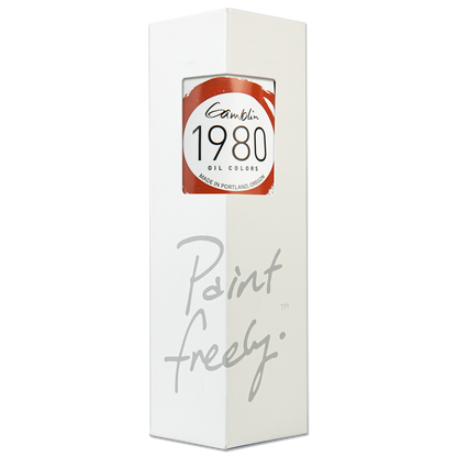 Beige Gamblin 1980 Oil Paint Venetian Red 150mL Series 1 Oil Paints