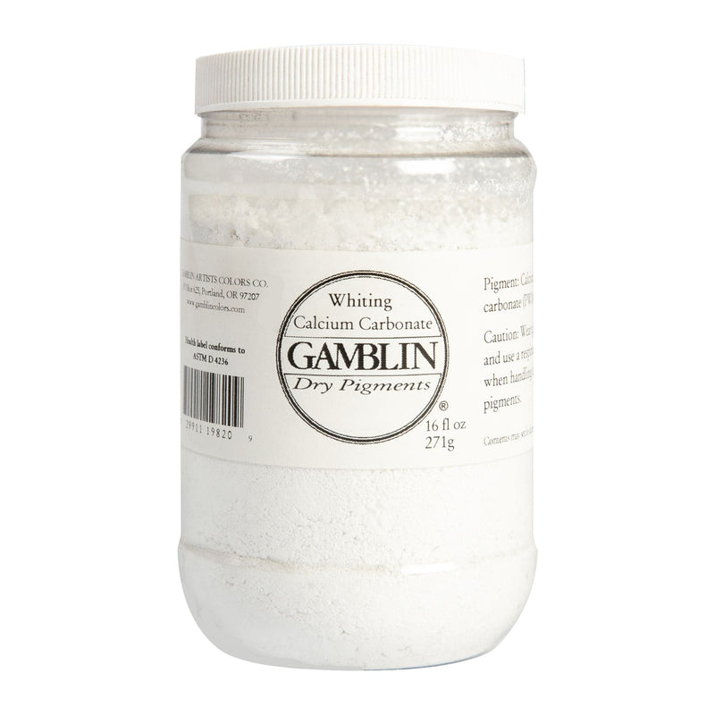 Beige Gamblin Dry Pigment Whiting 271g Pigments