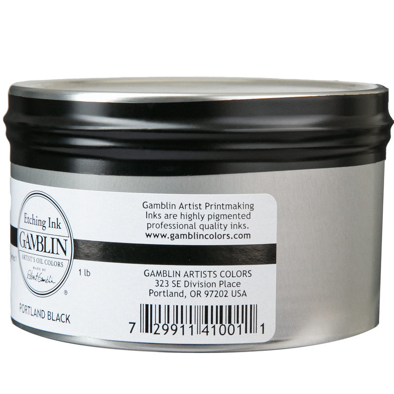 Gamblin Portland Black Etching Ink 454g
