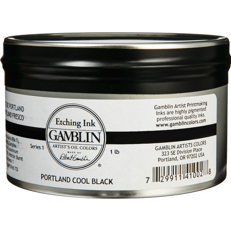 Gamblin Portland Cool Black Etching Ink 454g