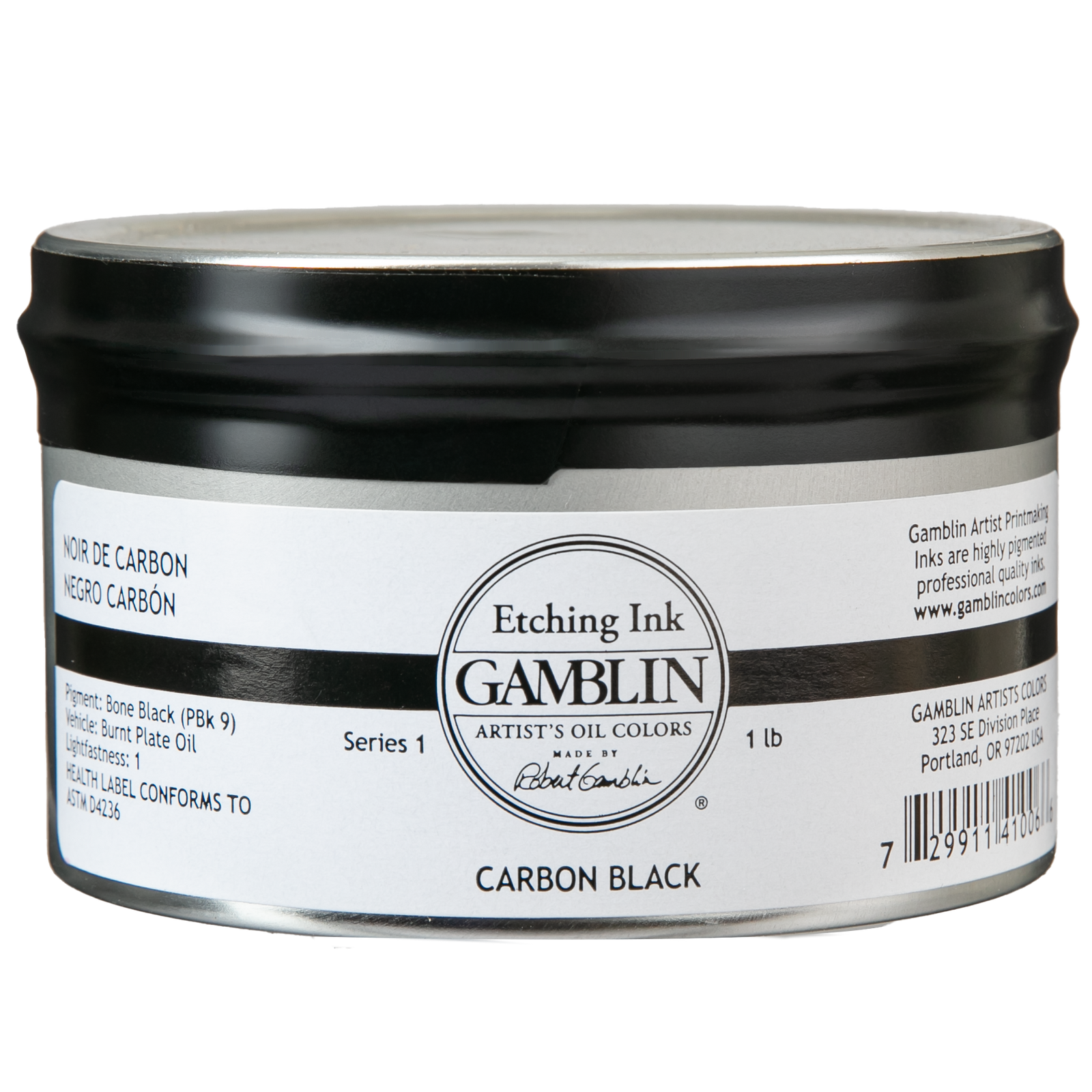 Gamblin Carbon Black Etching Ink 454g