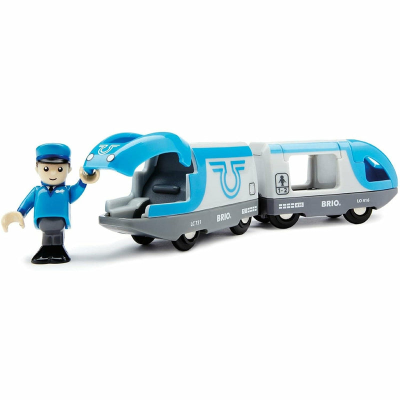 Light Slate Gray BRIO BO - Travel Battery Train 3 pieces Kids Educational Games and Toys