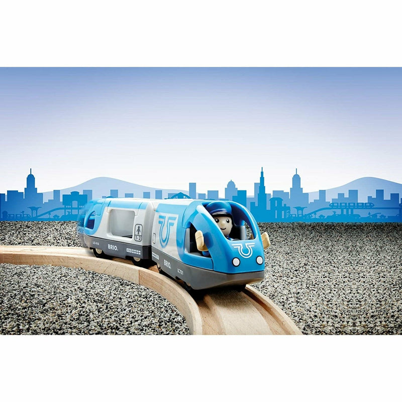 Light Gray BRIO BO - Travel Battery Train 3 pieces Kids Educational Games and Toys