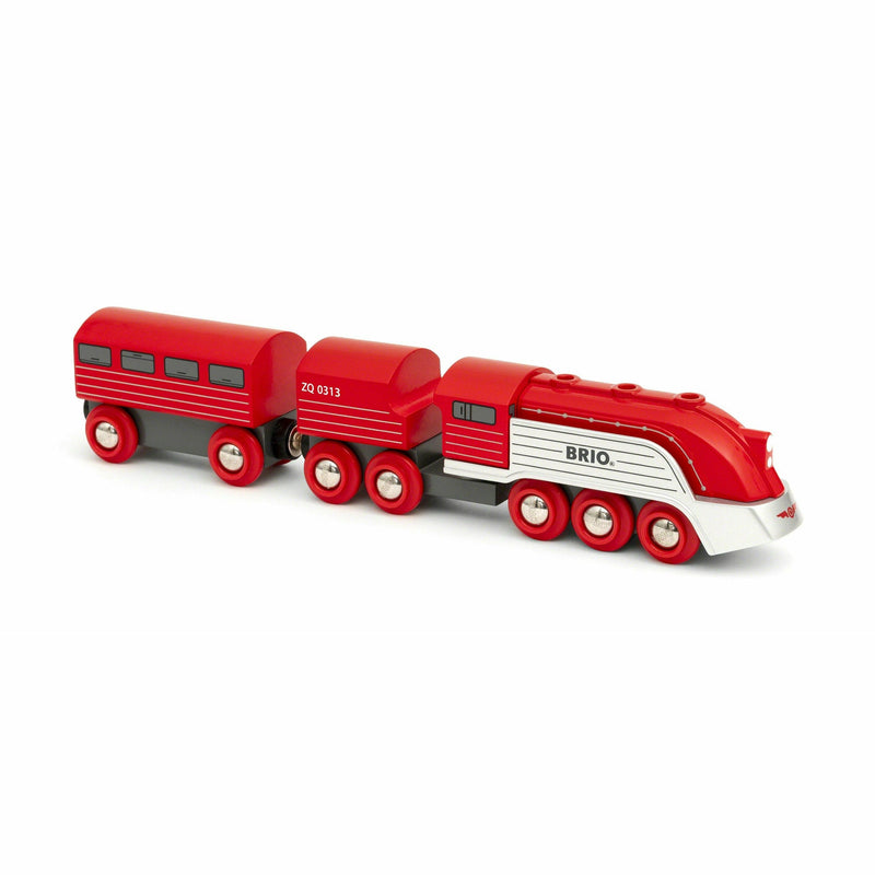 Firebrick BRIO Train-Streamline Train (3 Pieces) Kids Educational Games and Toys