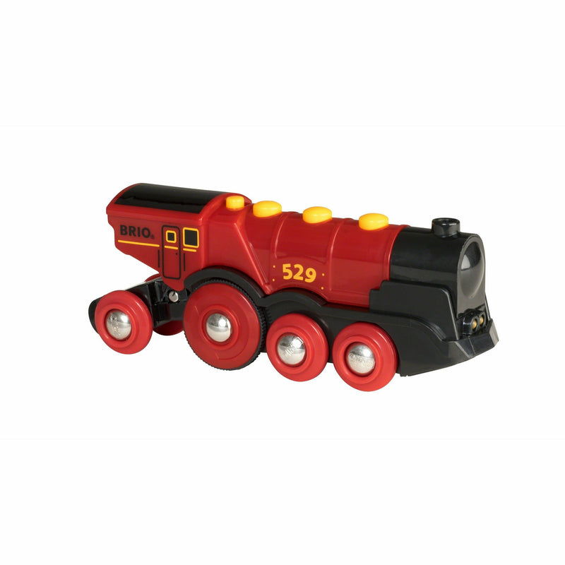 Brown BRIO BO - Mighty Red Action Locomotive Kids Educational Games and Toys