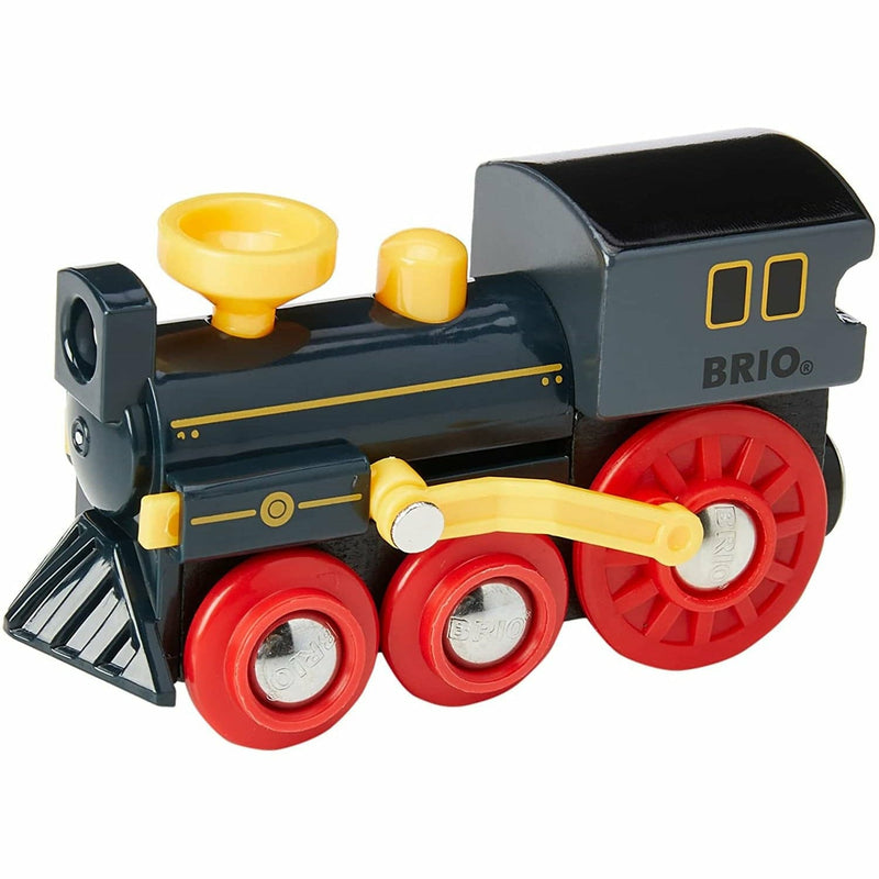 Salmon BRIO Train - Old Steam Engine Kids Educational Games and Toys